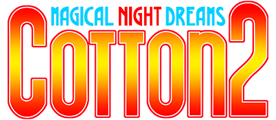 Cotton 2 title screen for Sega Saturn